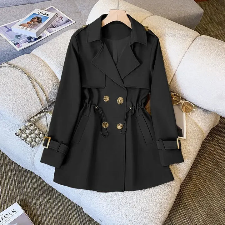 Mirla | Elegant, Medellång Trenchcoat för Damer-Eva Jonsson