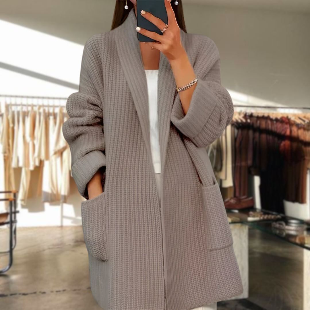 Mirla | Elegant Mjuk Cardigan-Eva Jonsson