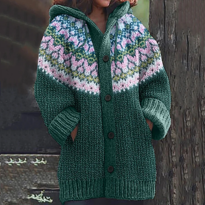 Mirla | Elegant Stickad Cardigan-Eva Jonsson