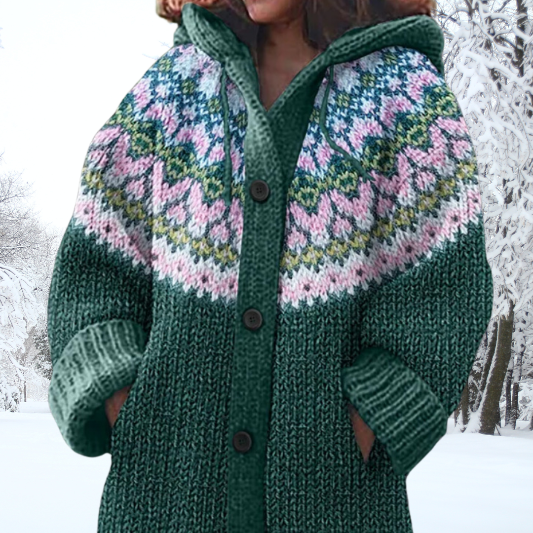 Mirla | Elegant Stickad Cardigan-Eva Jonsson