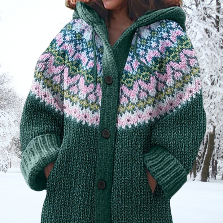 Mirla | Elegant Stickad Cardigan-Eva Jonsson
