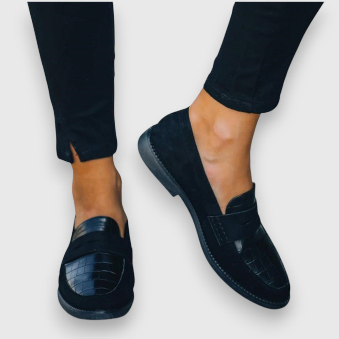 Mirla | Elegant läder loafers-Eva Jonsson