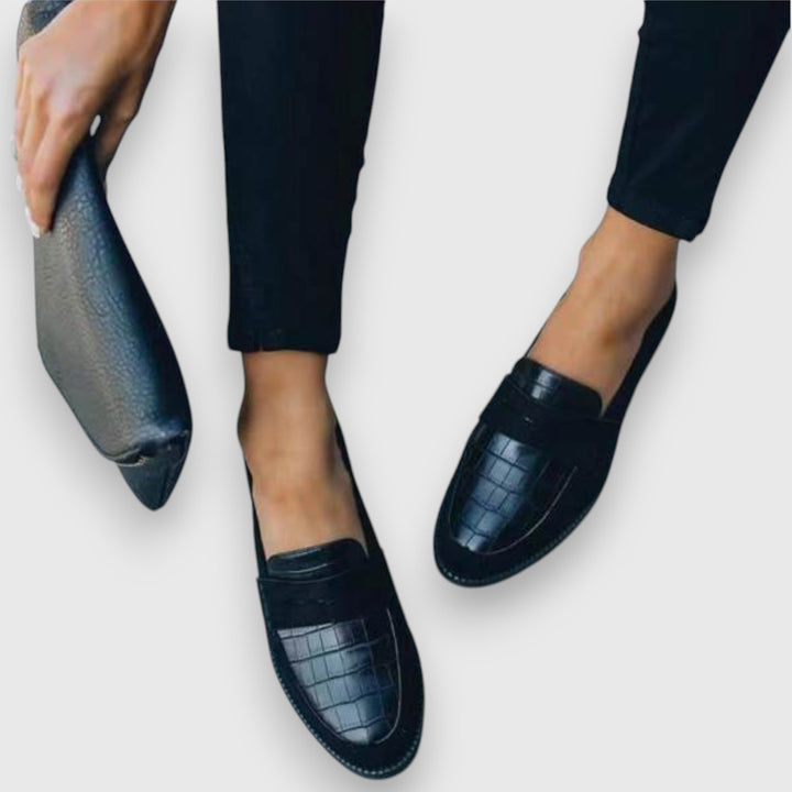 Mirla | Elegant läder loafers-Eva Jonsson