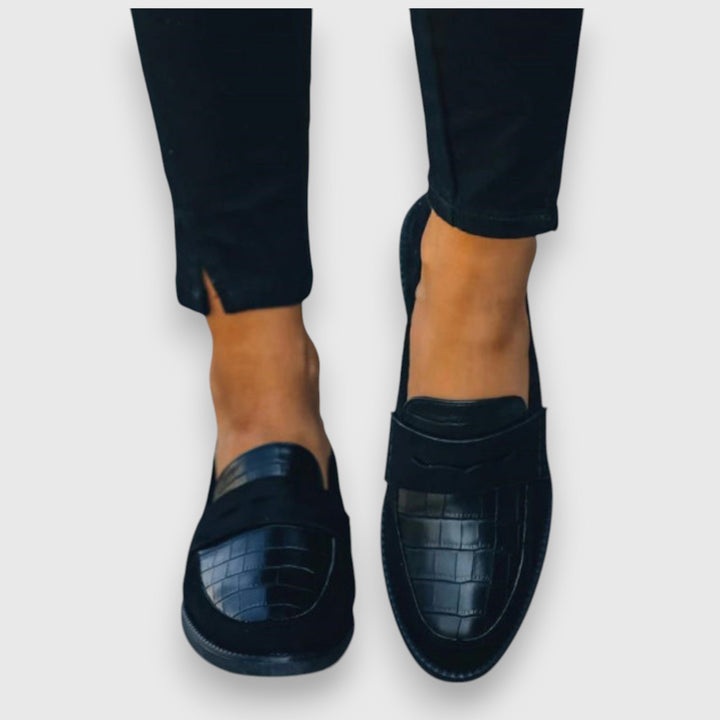 Mirla | Elegant läder loafers-Eva Jonsson