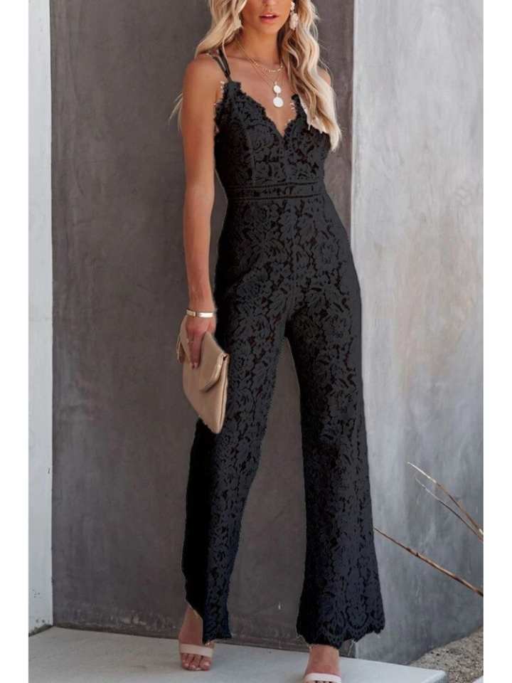 Mirla | Elegant spets jumpsuit för damer Lyxig och Raffinerad-Eva Jonsson