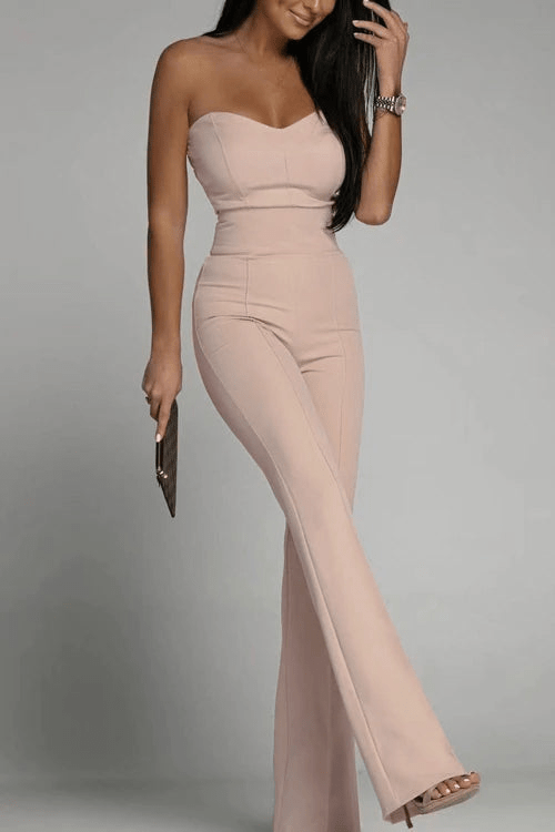Mirla | Eleganta Strapless Jumpsuit Dam Sats-Eva Jonsson