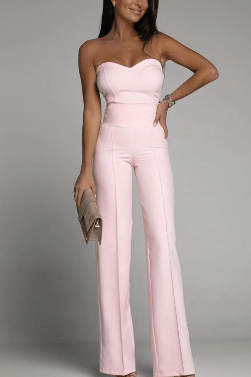 Mirla | Eleganta Strapless Jumpsuit Dam Sats-Eva Jonsson