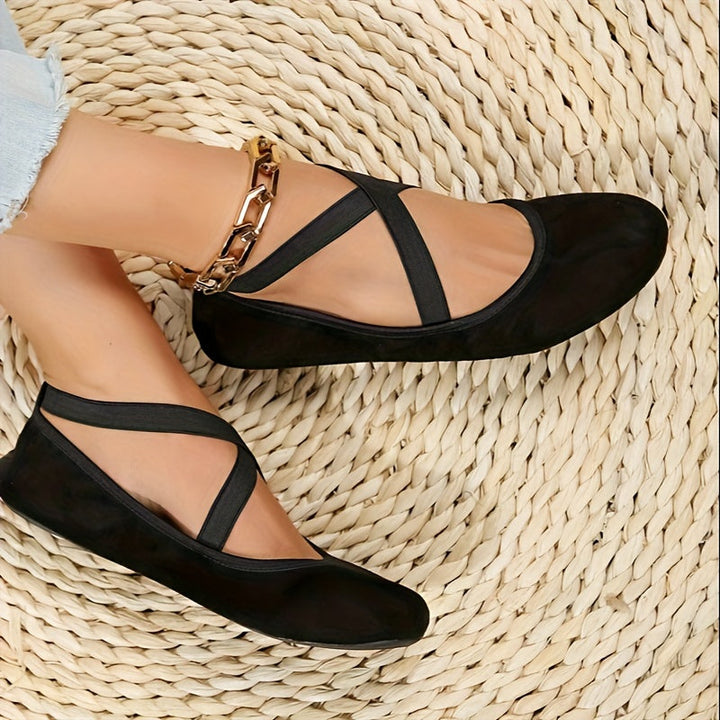 Mirla | Eleganta dam ballerinas med halkfri sula-Eva Jonsson