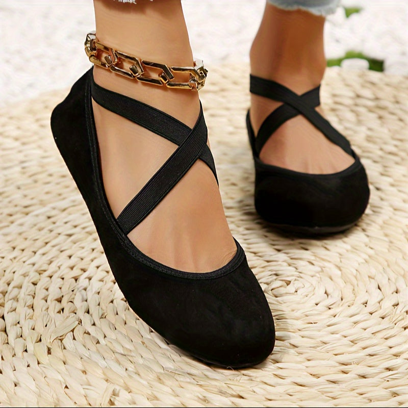 Mirla | Eleganta dam ballerinas med halkfri sula-Eva Jonsson