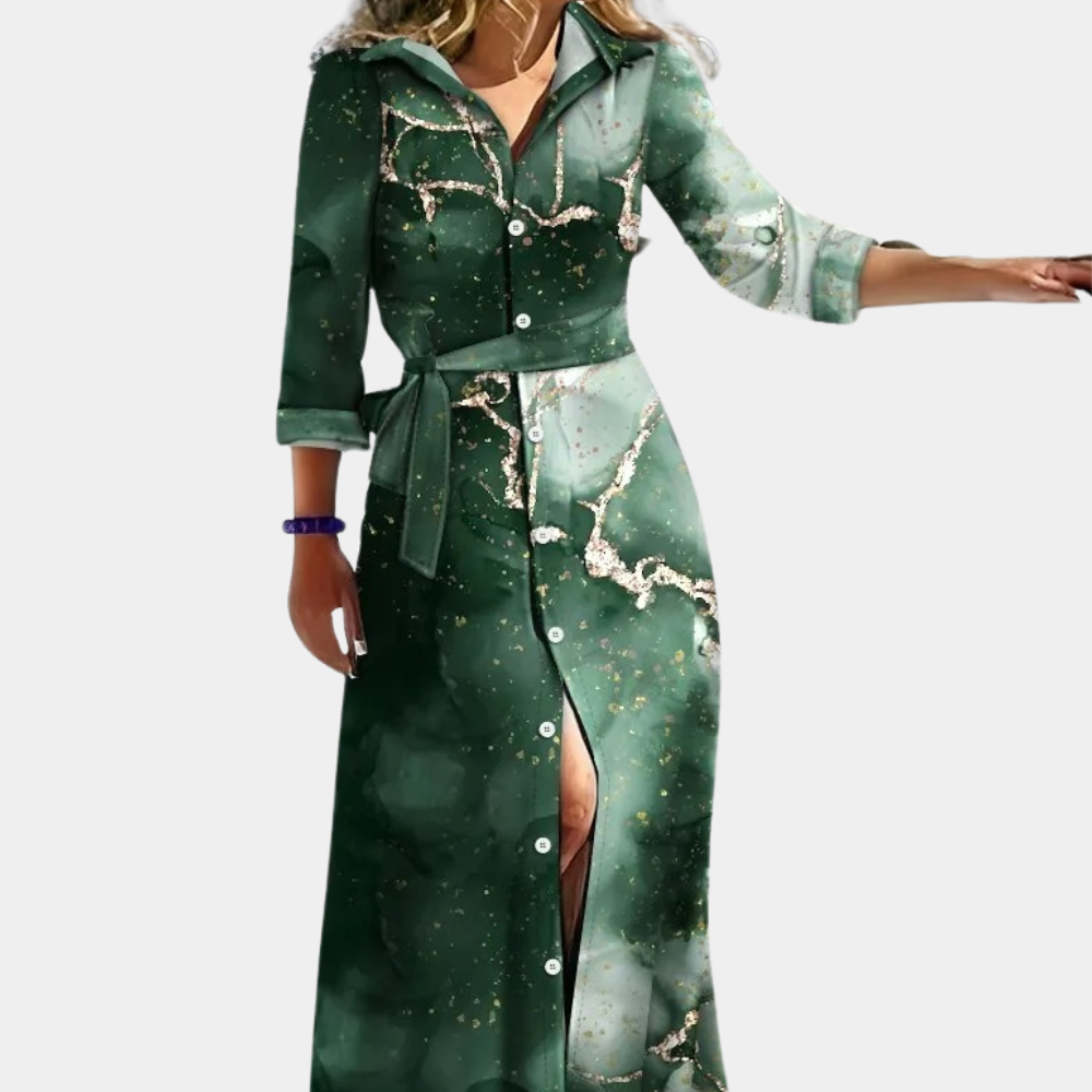 Mirla | Eleganta och Bekväma Maxi Klänning för Damer-Eva Jonsson