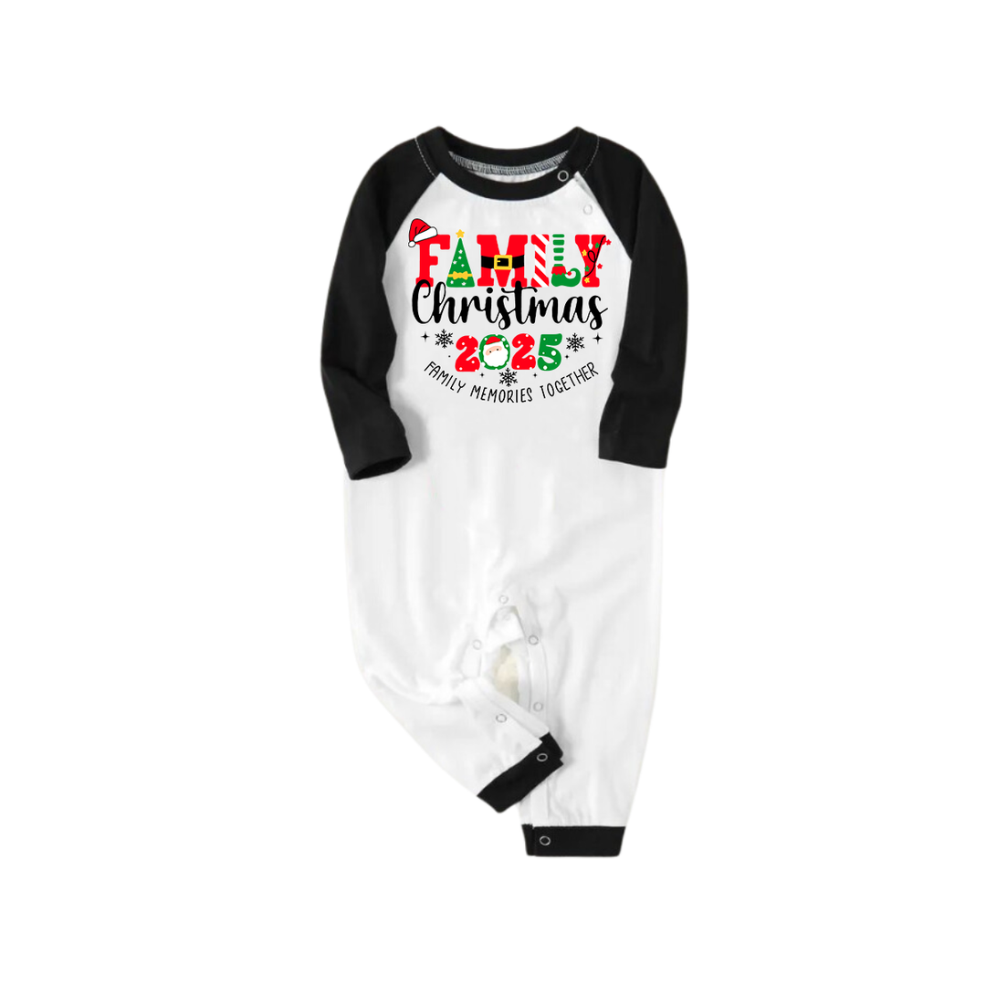 Eva Jonsson | Familjejul 2025 Skapa Minnen Tillsammans Söt Juldekoration Tryckt Grön och Svart Rutigt Julfamiljepyjamas-Eva Jonsson