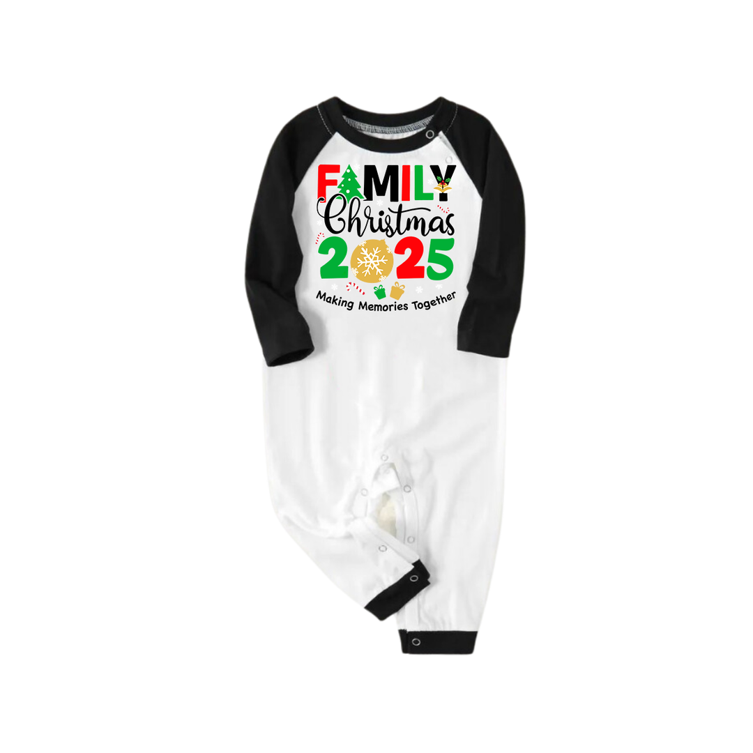 Eva Jonsson | Familjejul 2025 Tillsammans Skapa Minnen Tryckta Gröna och Svarta Rutiga Julfamiljepyjamas-Eva Jonsson
