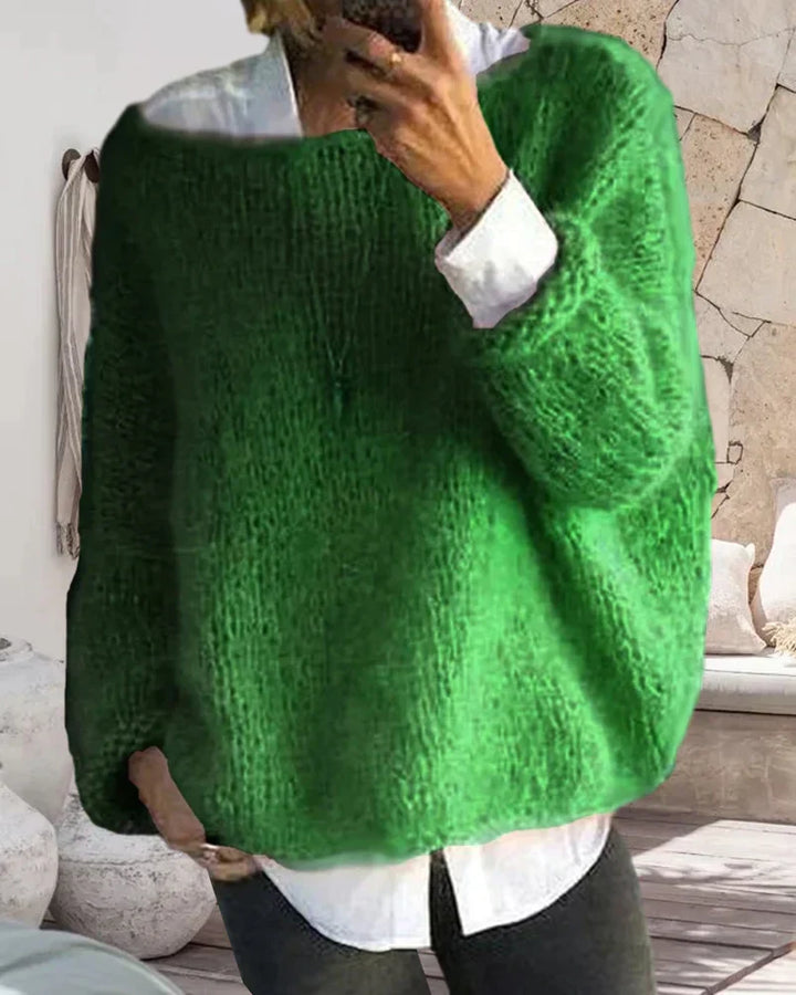 Mirla | Färgglad Off-Shoulder-tröja-Eva Jonsson