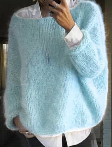 Mirla | Färgglad Off-Shoulder-tröja-Eva Jonsson