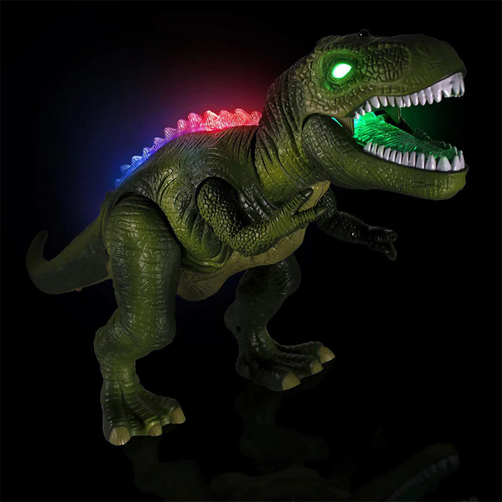 Eva Jonsson | Fjärrkontroll T-Rex Dinosaurie med LED-belysning, Gående & Rötande Realistiska Dinosaurieleksaker-Eva Jonsson