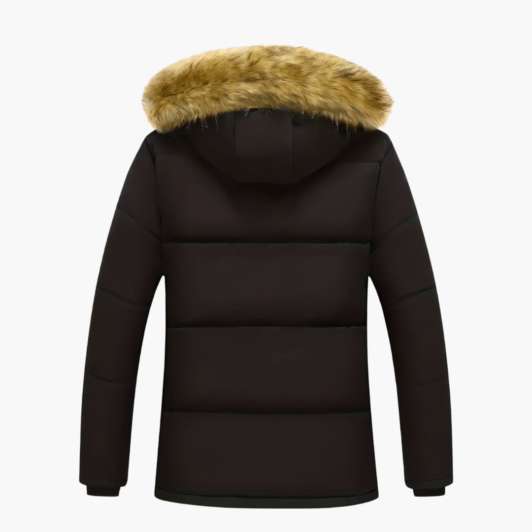 Mirla | Fleece-hoodie med dragkedja för herrar-Eva Jonsson