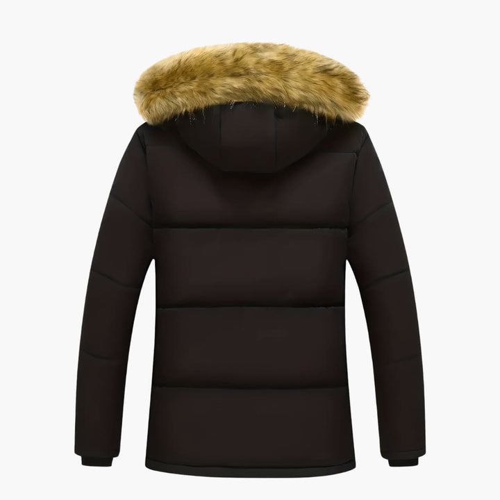 Mirla | Fleece-hoodie med dragkedja för herrar-Eva Jonsson