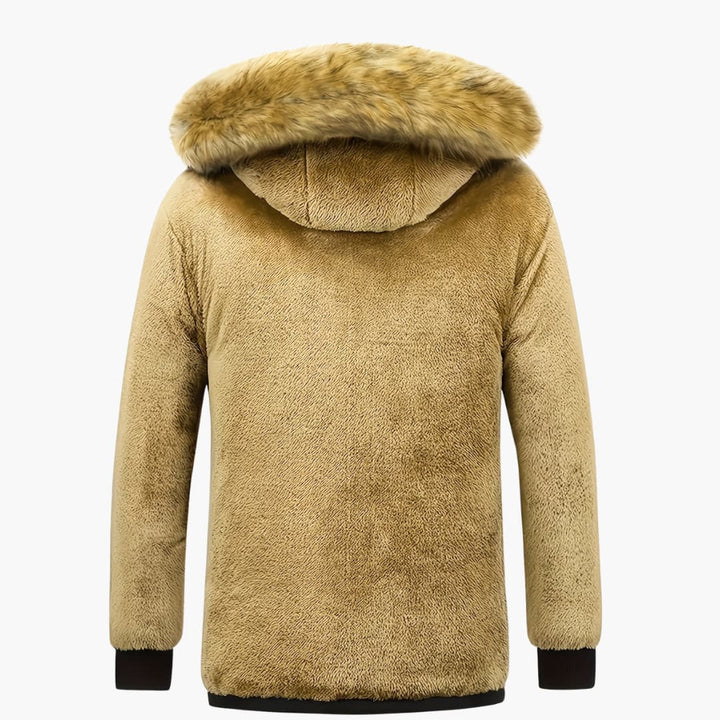 Mirla | Fleece-hoodie med dragkedja för herrar-Eva Jonsson