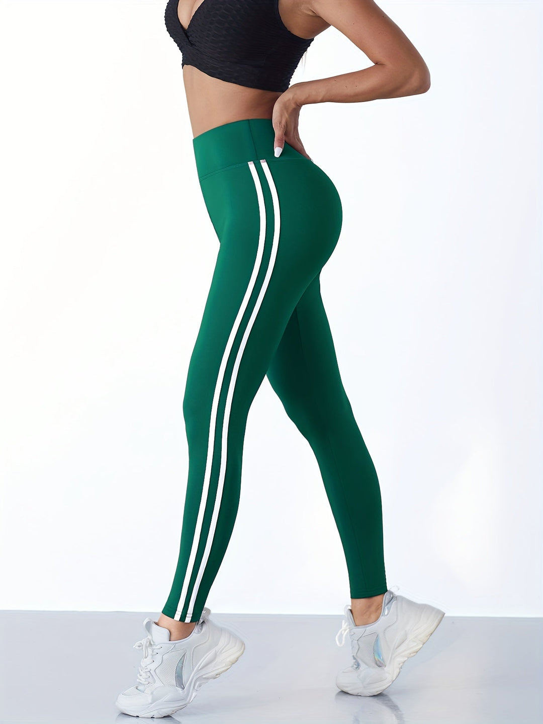 Mirla | Fukttransportande yogaleggings med hög midja-Eva Jonsson