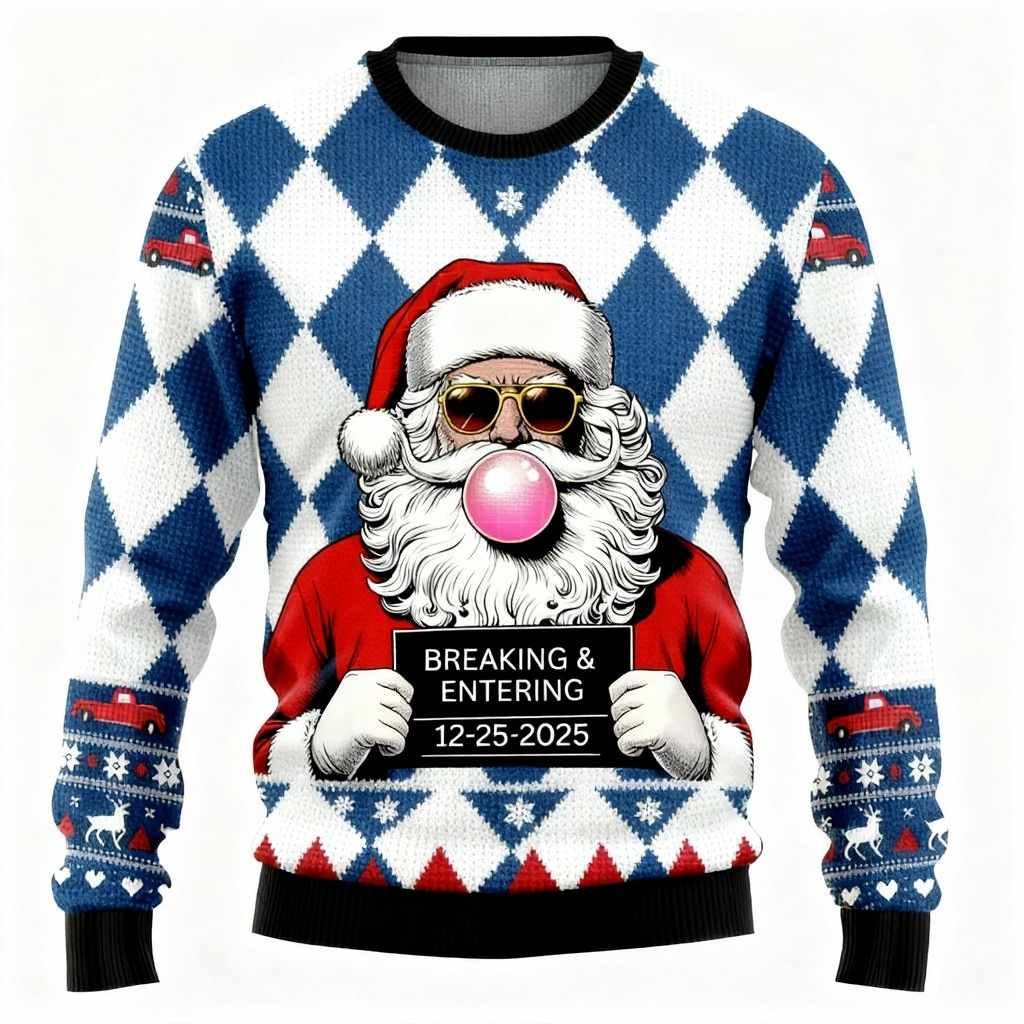 Eva Jonsson | Ful Julstickningsfest 2025 Färgglad Santa Edition-Eva Jonsson