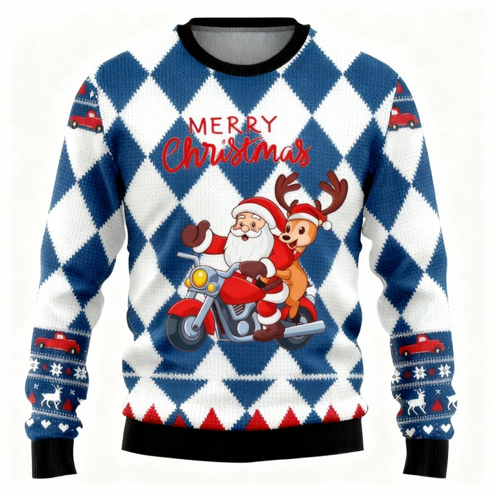 Eva Jonsson | Ful Jultröja Party 2025 Jultomte & Ren Design Edition-Eva Jonsson