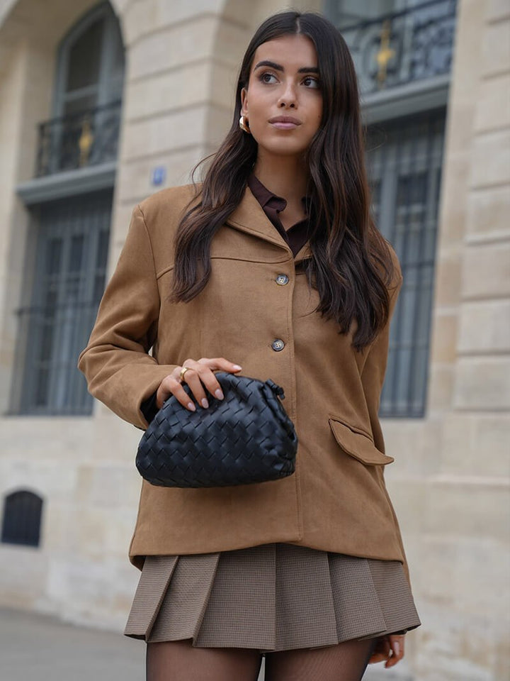 Mirla | Fusk-Suede-Blazer-Eva Jonsson