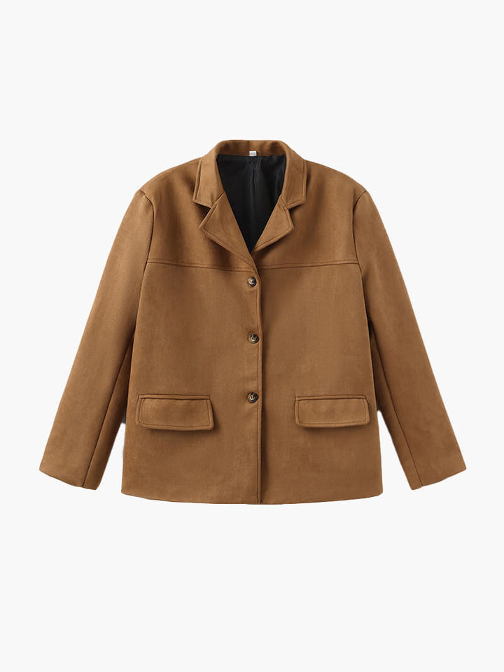 Mirla | Fusk-Suede-Blazer-Eva Jonsson