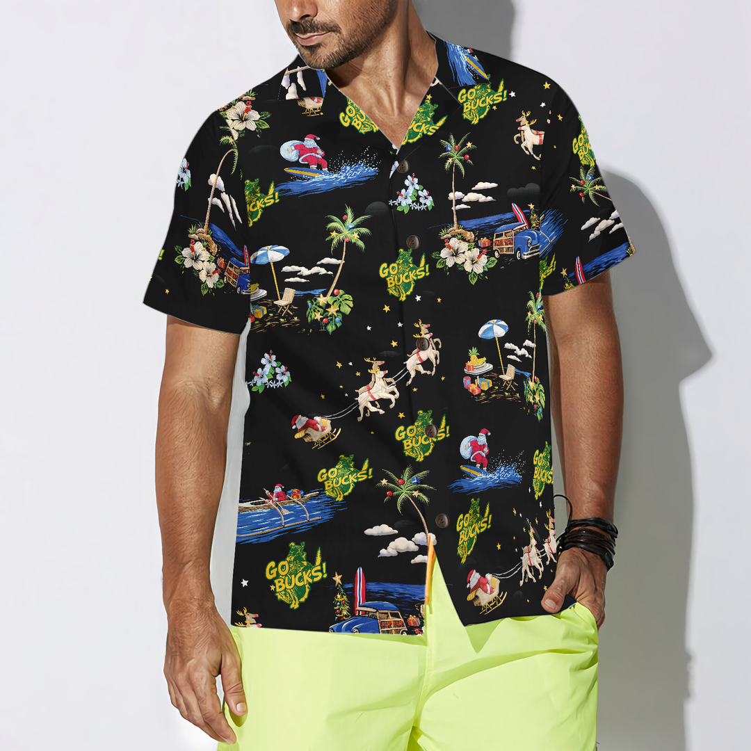 Mirla | Go Bucks Logo Jul Hawaiian-T-Shirt-Eva Jonsson
