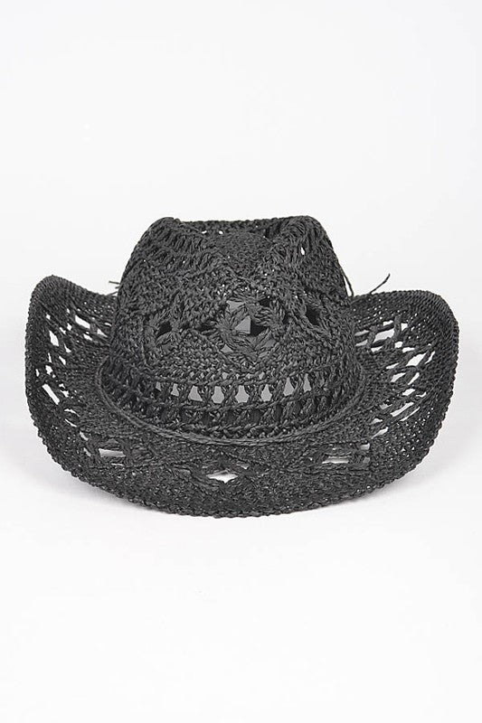 Mirla | Häkelstråh Cowboyhatt-Eva Jonsson
