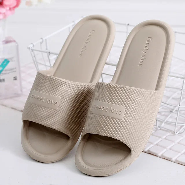 Mirla | Halkfria sommarflip-flops för damer Komfortabla inneskor, Vattentåligt EVA-material-Eva Jonsson