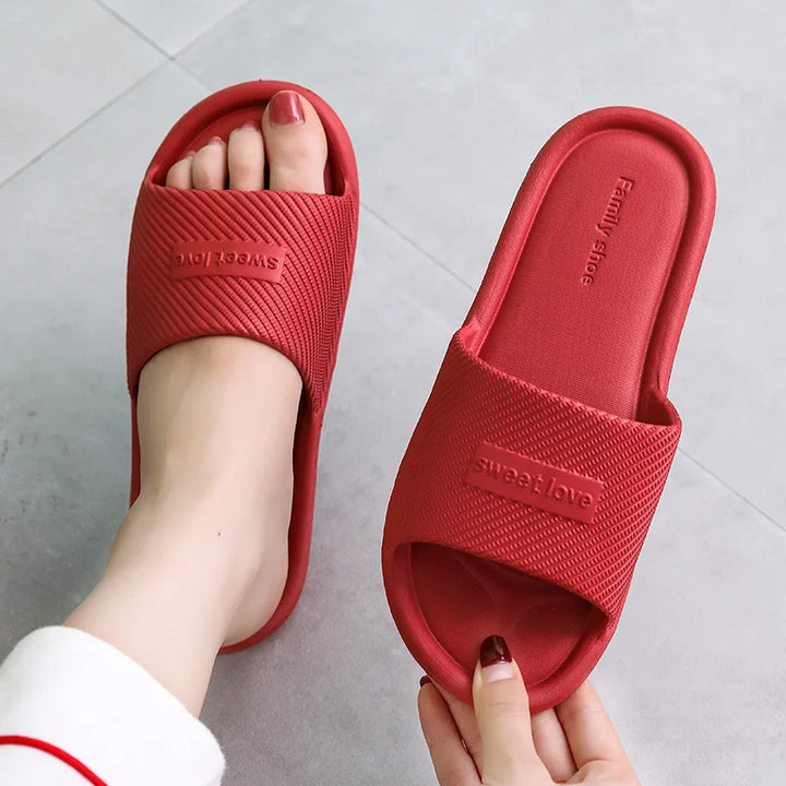 Mirla | Halkfria sommarflip-flops för damer Komfortabla inneskor, Vattentåligt EVA-material-Eva Jonsson