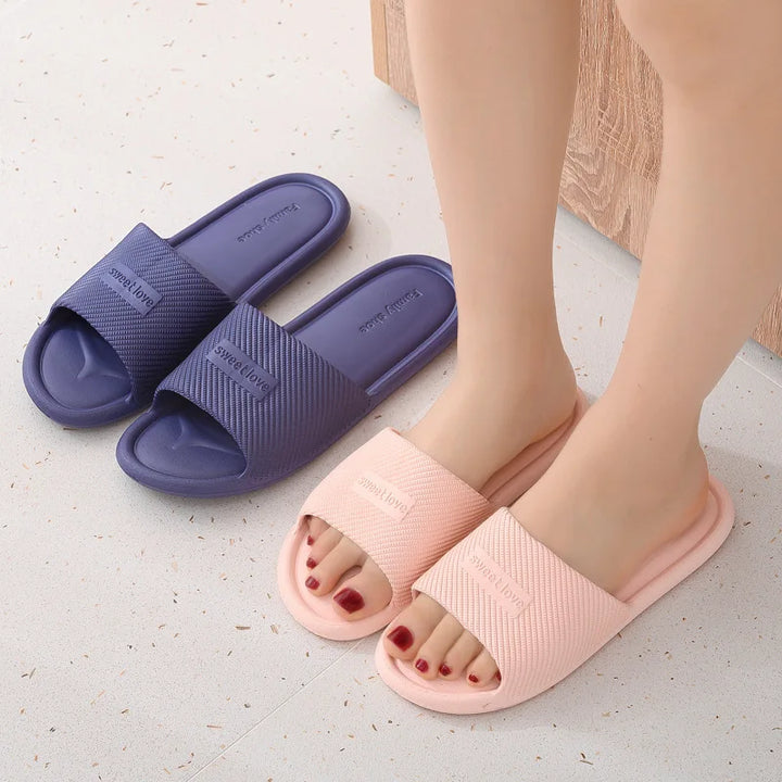 Mirla | Halkfria sommarflip-flops för damer Komfortabla inneskor, Vattentåligt EVA-material-Eva Jonsson