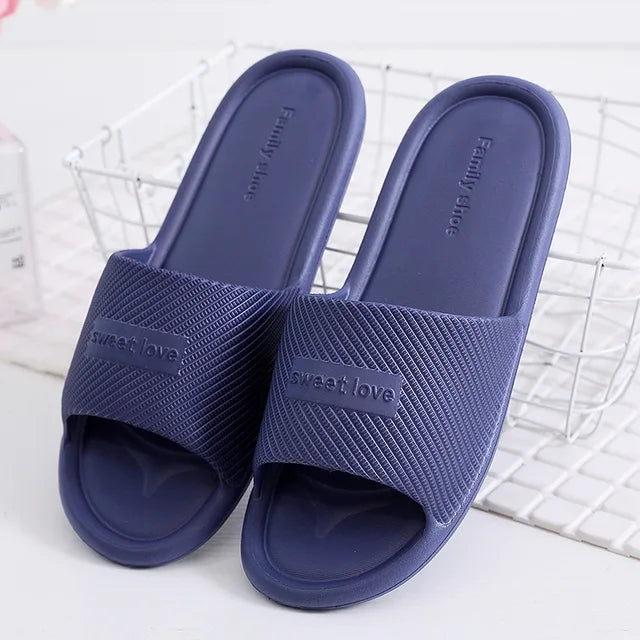 Mirla | Halkfria sommarflip-flops för damer Komfortabla inneskor, Vattentåligt EVA-material-Eva Jonsson
