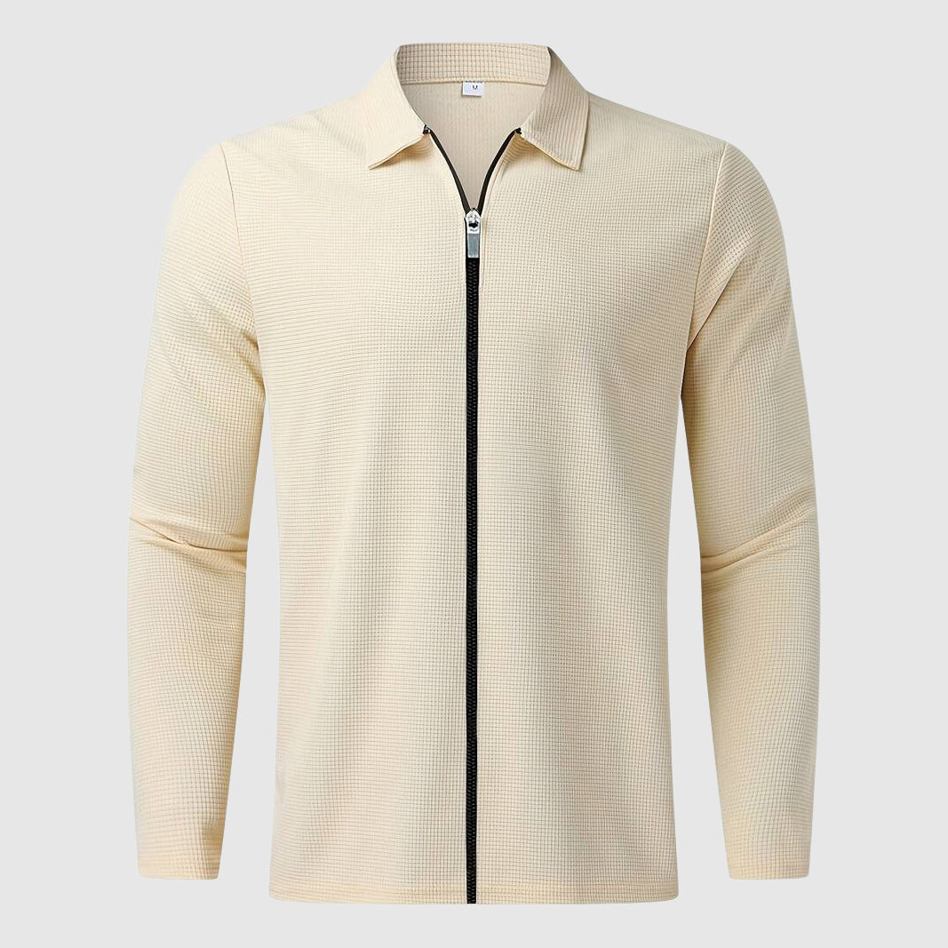 Mirla | Hardy Waffle Zip-Up Jacka-Eva Jonsson