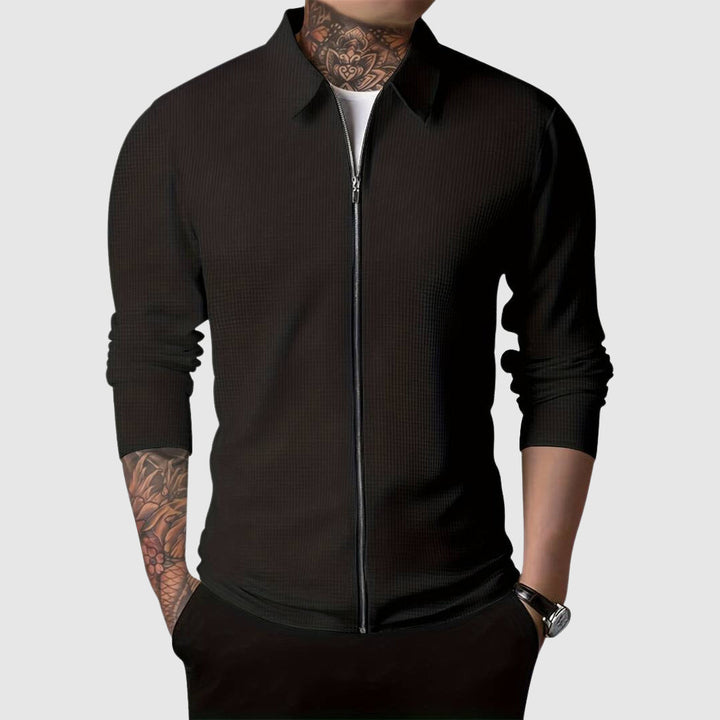 Mirla | Hardy Waffle Zip-Up Jacka-Eva Jonsson