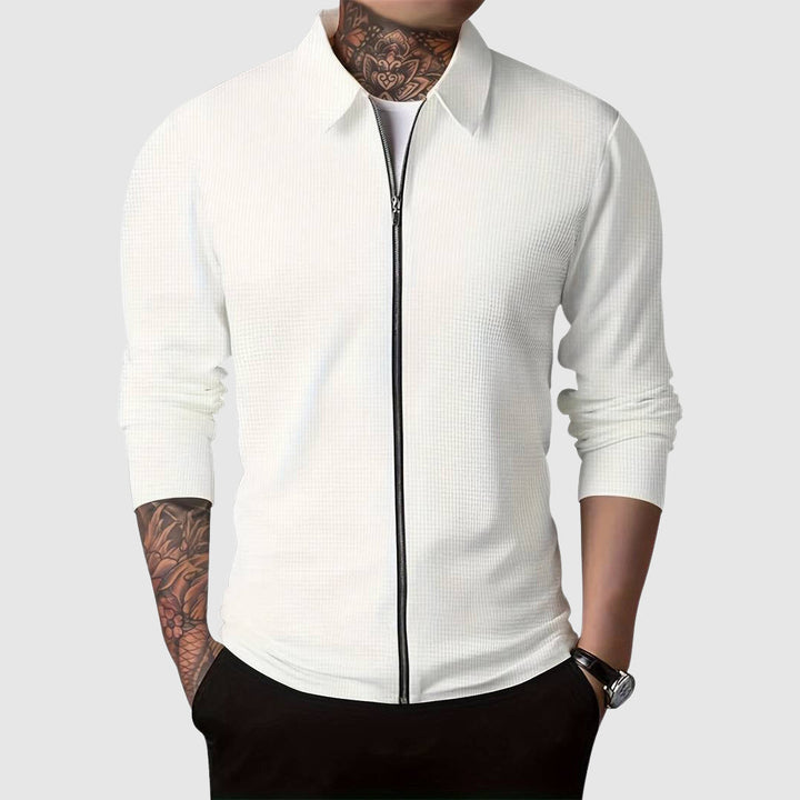 Mirla | Hardy Waffle Zip-Up Jacka-Eva Jonsson
