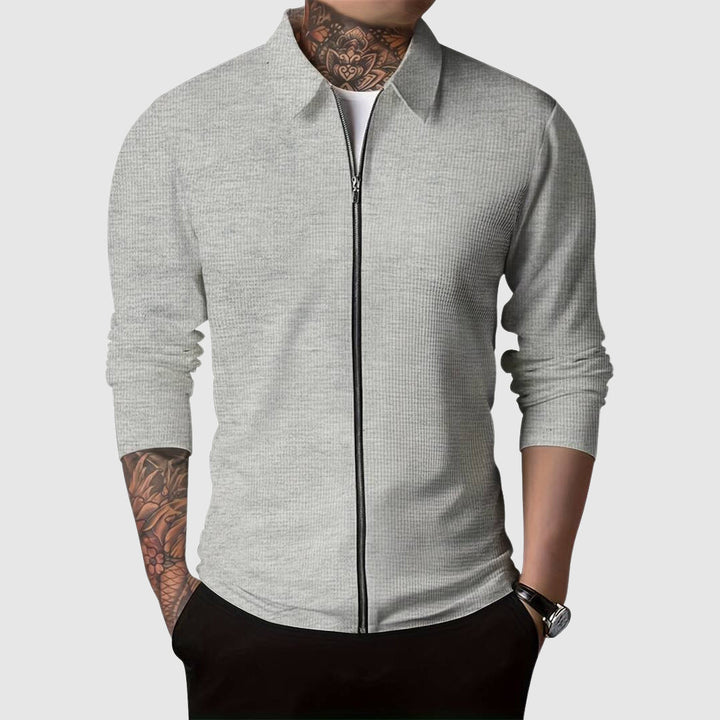 Mirla | Hardy Waffle Zip-Up Jacka-Eva Jonsson