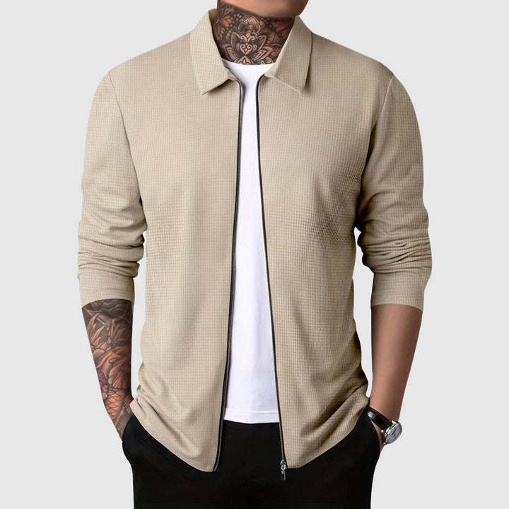 Mirla | Hardy Waffle Zip-Up Jacka-Eva Jonsson