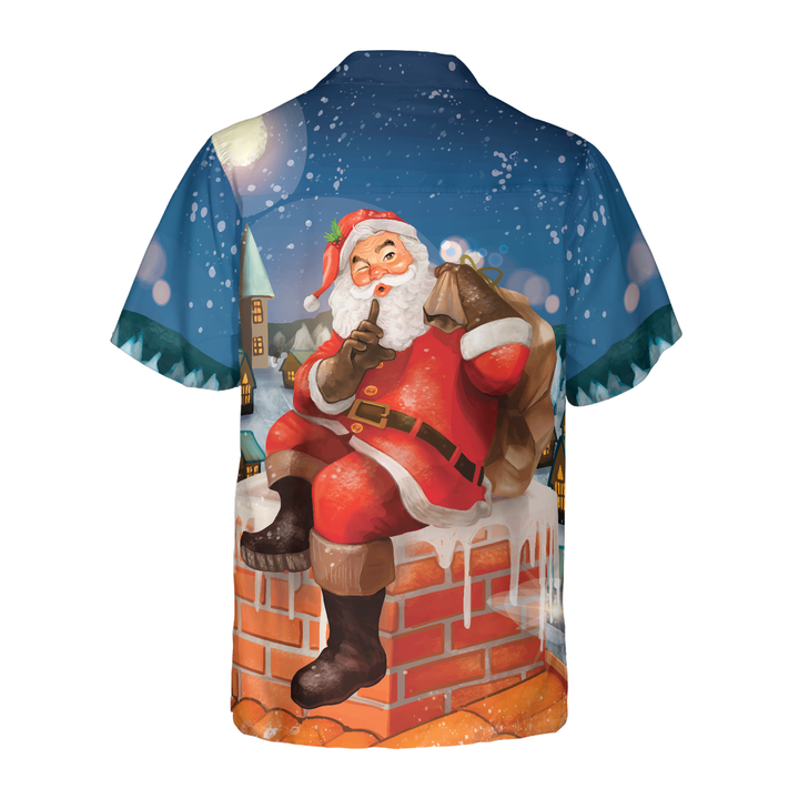 Mirla | Hawaii-Tröjor Santa med Present T-Shirt Kortärmad Jultröja Presentidé För Män och Kvinnor-Eva Jonsson