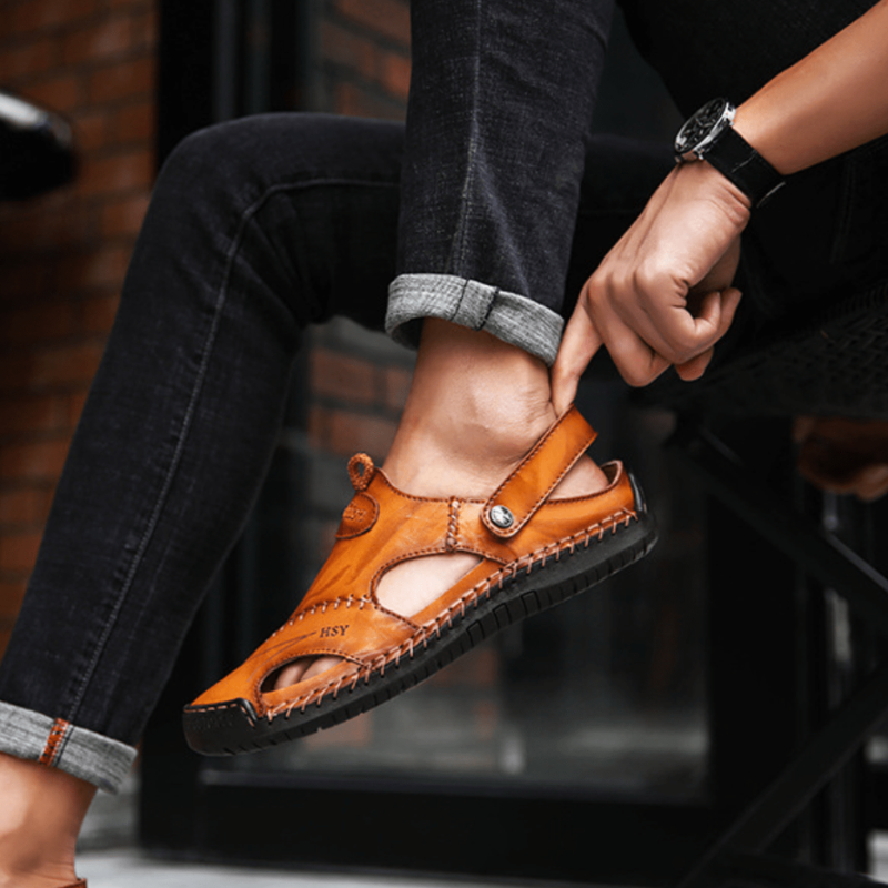 Mirla | Herr Barfota Sandaler Svart-Eva Jonsson