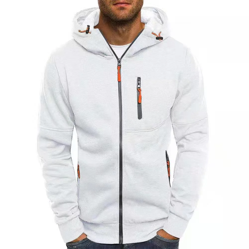 Mirla | Herr Zip Hoodie Svart Hoodie-Eva Jonsson