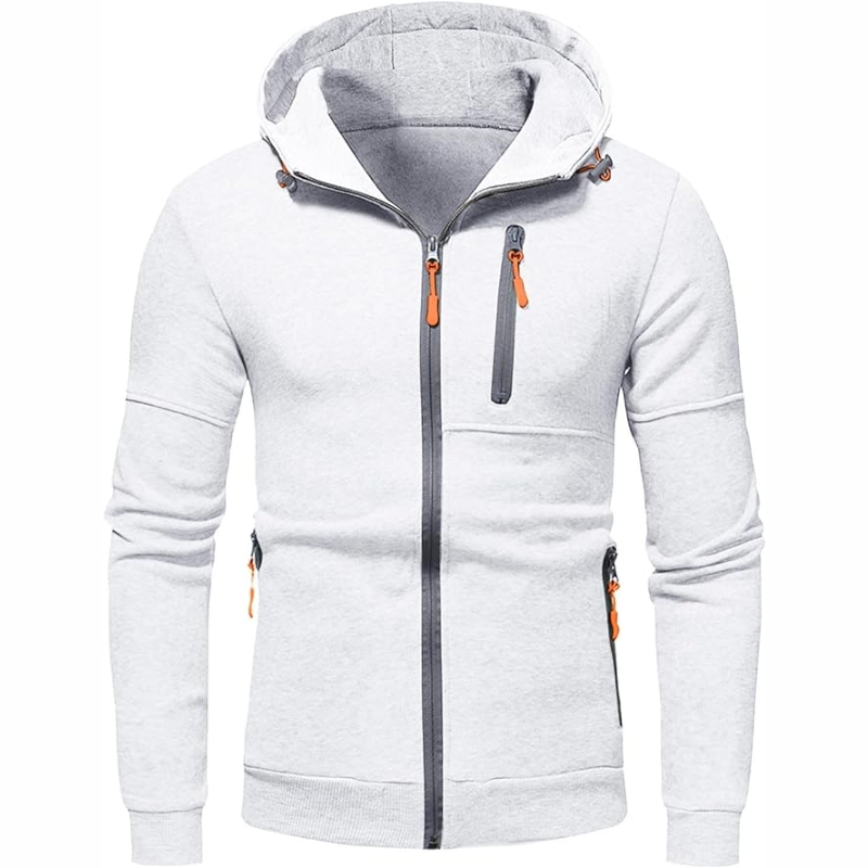 Mirla | Herr Zip Hoodie Svart Hoodie-Eva Jonsson