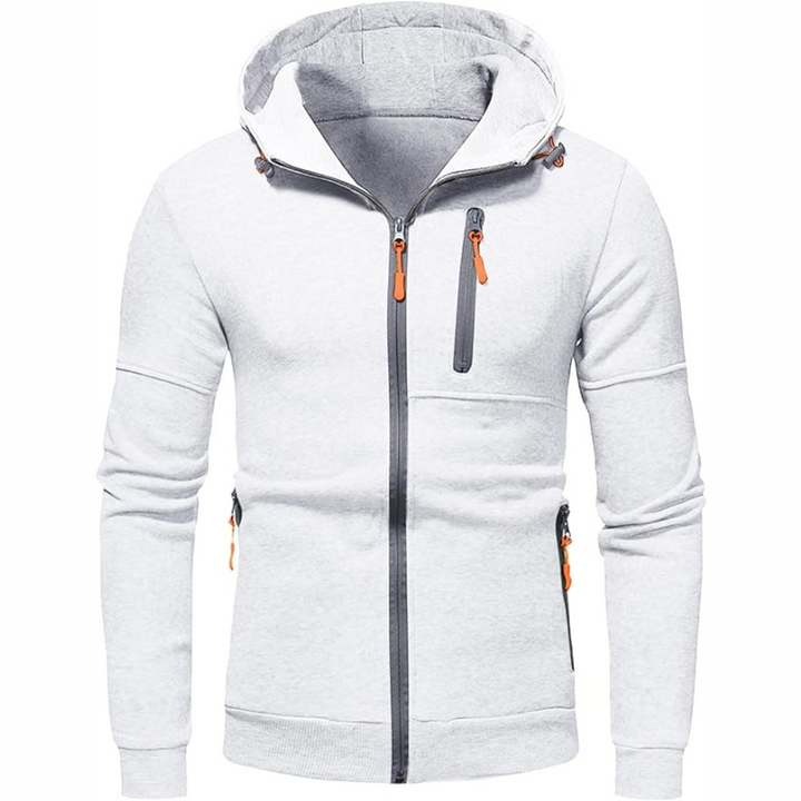 Mirla | Herr Zip Hoodie Svart Hoodie-Eva Jonsson