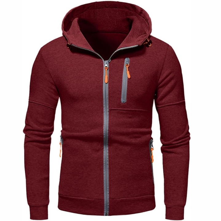 Mirla | Herr Zip Hoodie Svart Hoodie-Eva Jonsson