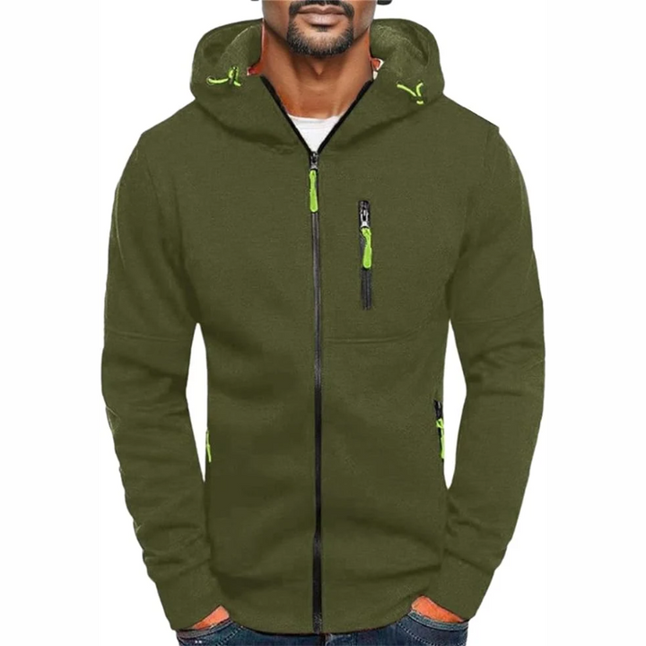 Mirla | Herr Zip Hoodie Svart Hoodie-Eva Jonsson