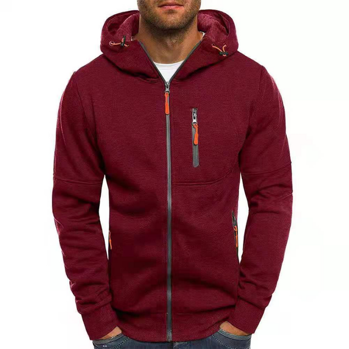 Mirla | Herr Zip Hoodie Svart Hoodie-Eva Jonsson
