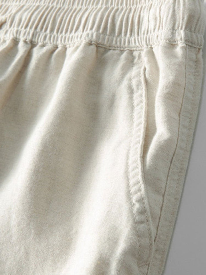 Mirla | Herrar sommar set med skjorta och shorts Lätt, Andningsbar & Stilren-Eva Jonsson