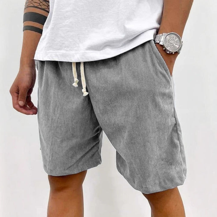 Mirla | Herrens Casual Dragsnöre Cord Shorts-Eva Jonsson