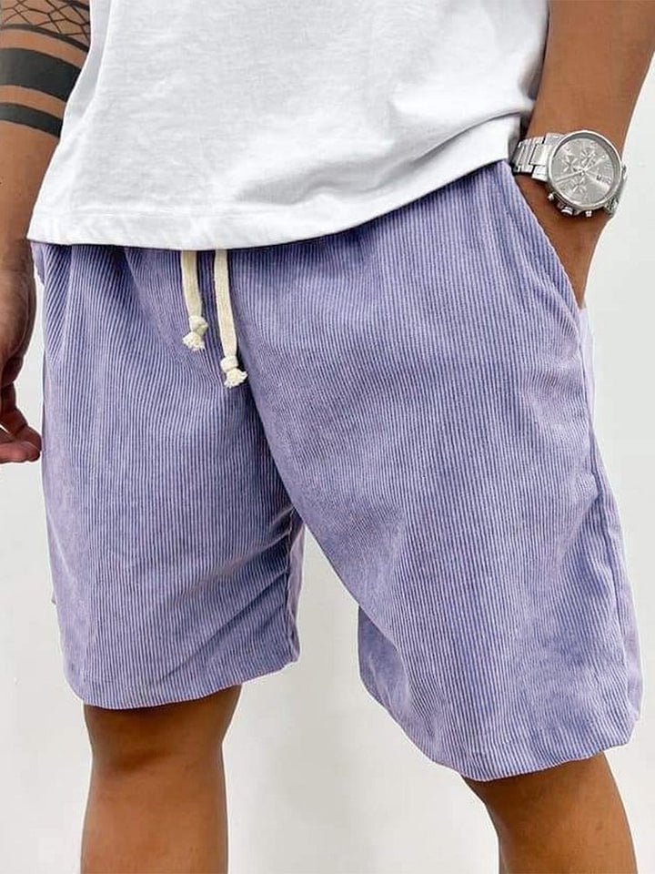 Mirla | Herrens Casual Dragsnöre Cord Shorts-Eva Jonsson