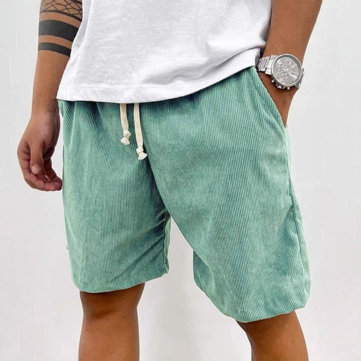 Mirla | Herrens Casual Dragsnöre Cord Shorts-Eva Jonsson